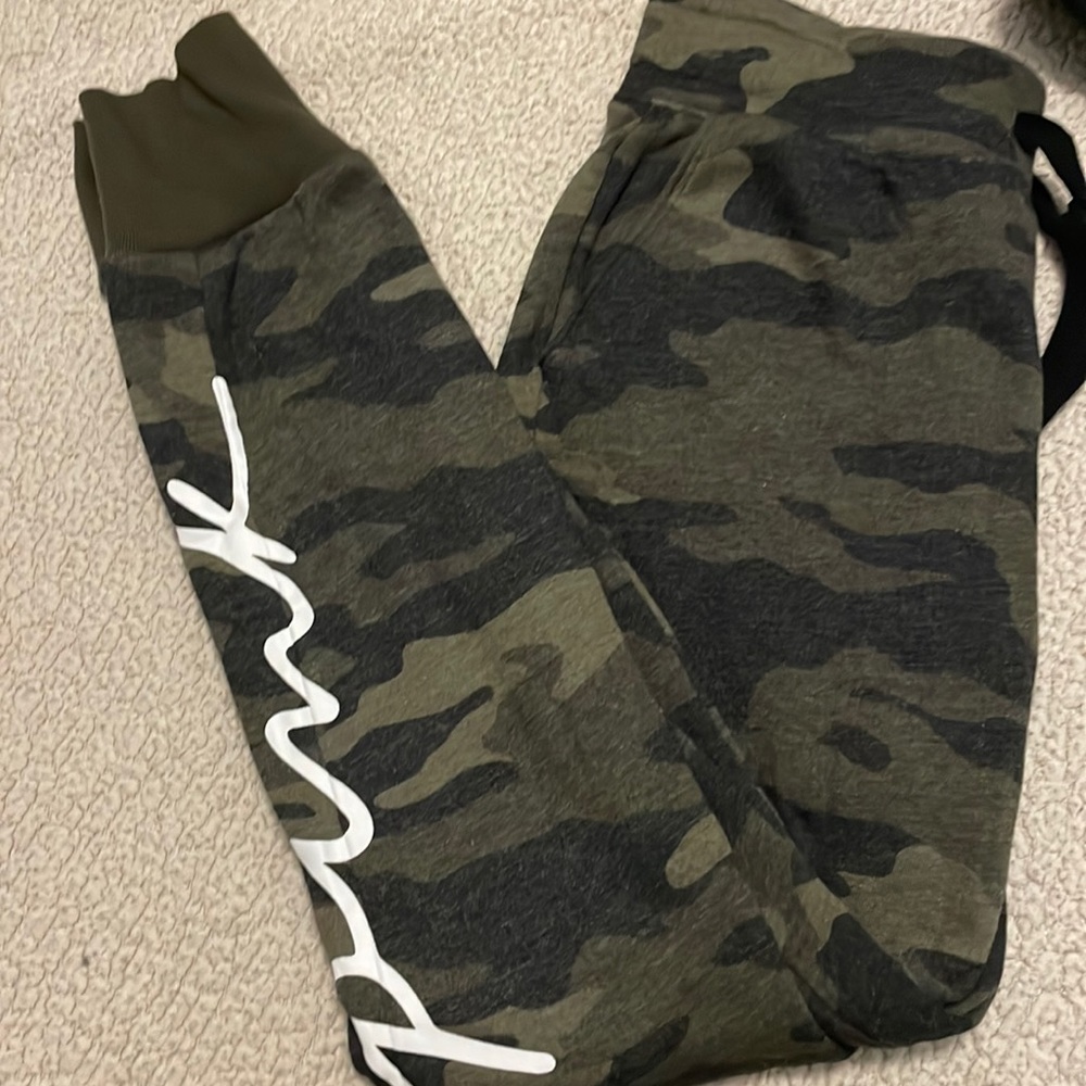 pink Camo joggers